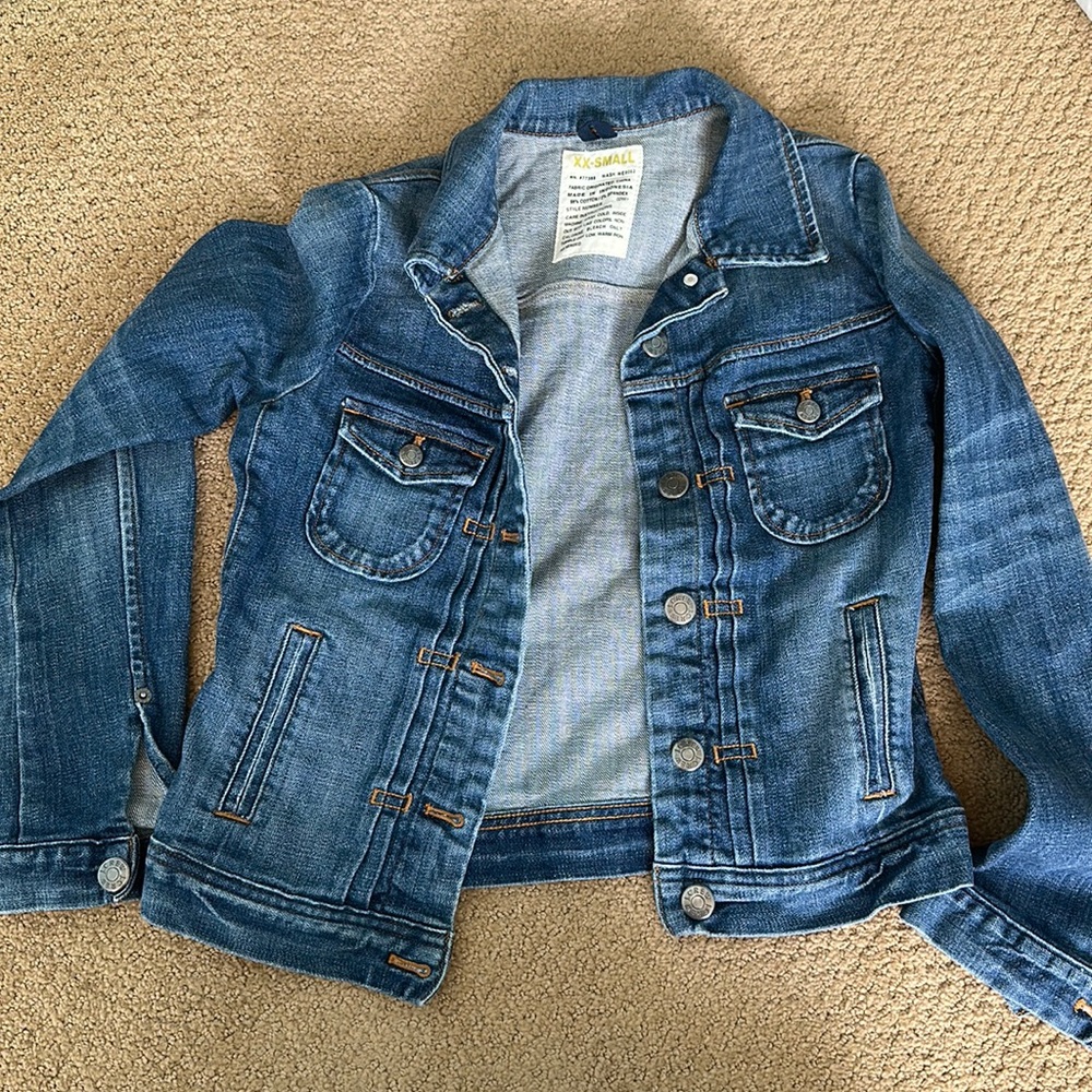 XXSMALL jcrew jean jacket